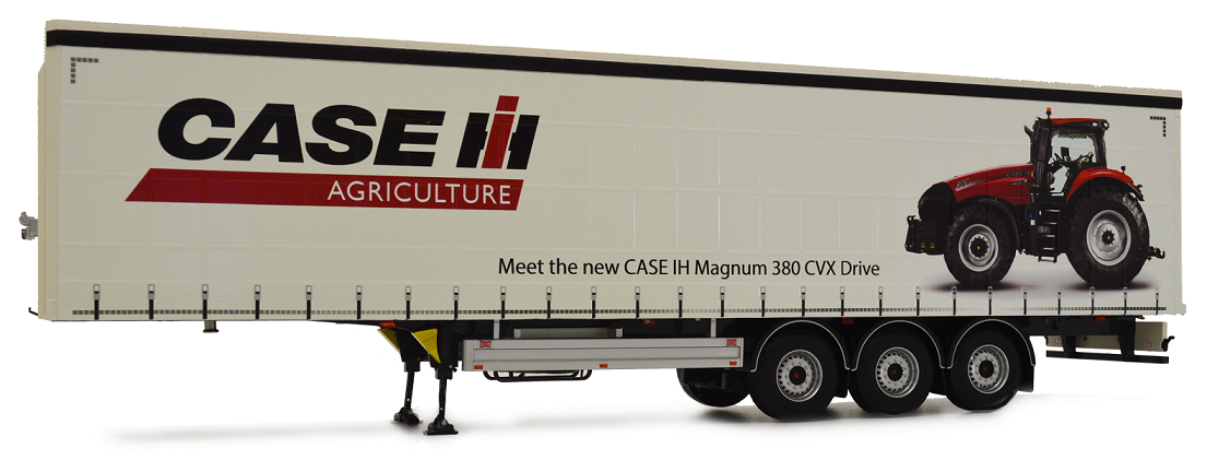 Pacton Curtainside trailer - Case IH Design